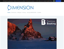 Tablet Screenshot of dimension.it