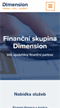 Mobile Screenshot of dimension.cz